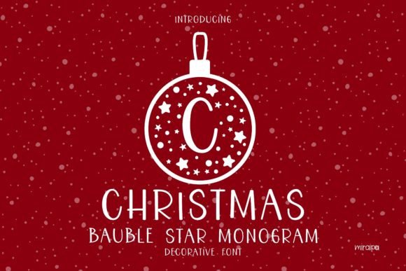 Bauble Star: A Festive Typeface for Editorial Design