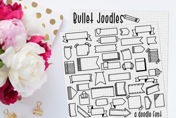 Bullet Joodles: A Playful Typeface for Digital Design