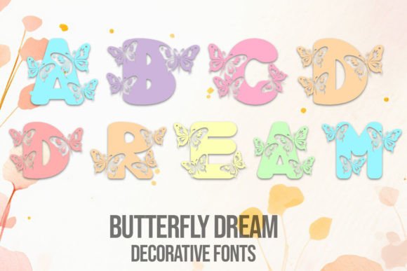 Butterfly Dream: A Decorative Font for Small Business Branding