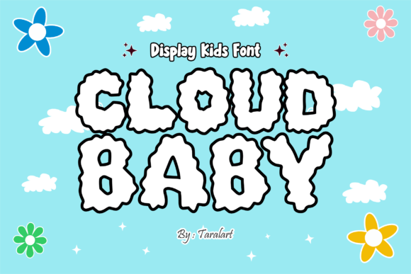 Cloud Baby: A Whimsical Typeface for Playful Web Design