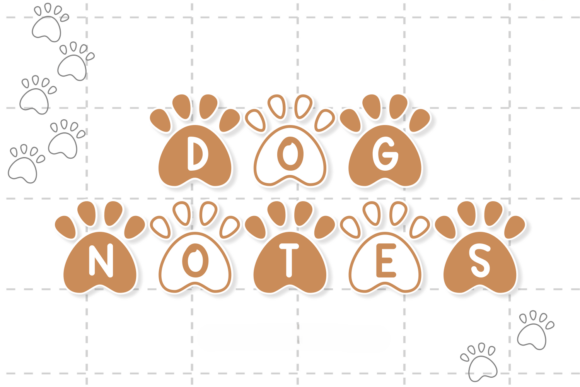 Dog Notes: A Playful Decorative Font for Campaign Headlines