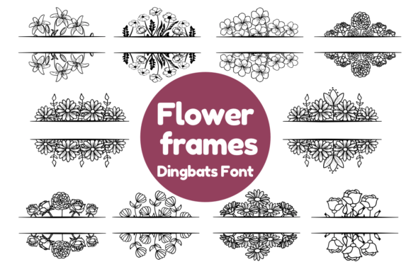 Flower Frames Font: A Simple Upgrade for Your Brand