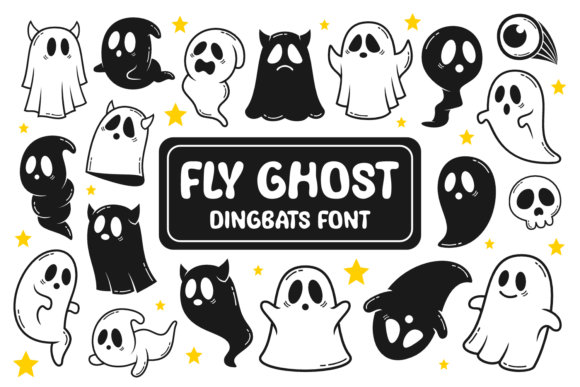 Fly Ghost Font Review: A Spooky Dingbats Typeface for Branding