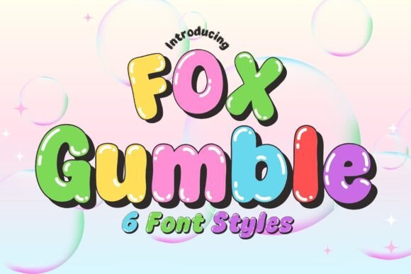 Fox Gumble: The Playful Decorative Font for Crafters