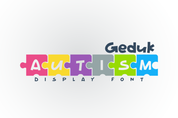 Geduk Autism: A Unique Decorative Font for Brand Identity