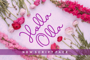 Holla Olla Font: A Soft Script for Crafters