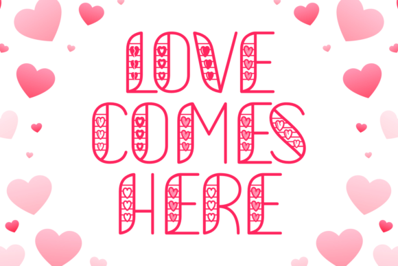 Love Comes Here: A Playful Typeface for Modern Web Design
