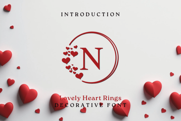 Lovely Heart Rings: A Decorative Font for Digital Branding