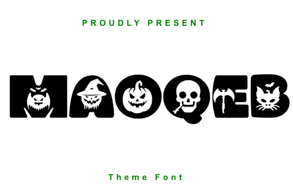 Maoqeb: The Spooky Display Font for Viral Campaigns