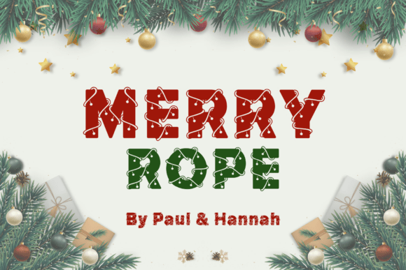 Merry Rope Font Review: A Festive Display Typeface for Web Design