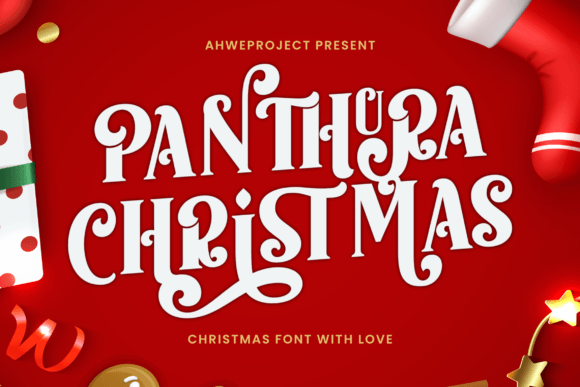 Panthura Christmas: A Classy Serif Font for Festive Branding