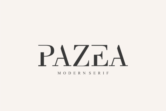 Pazea: A Modern Serif Font for Editorial Design
