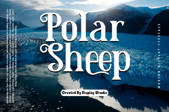 Polar Sheep: A Serif Font for Winter Campaigns