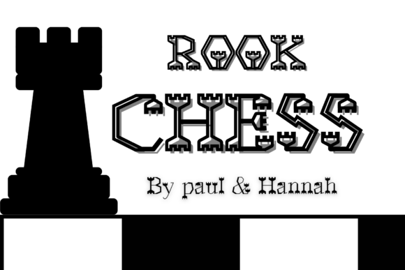 Rook Chess: A Bold Display Font for Strategic Branding