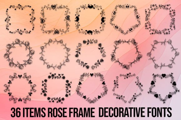 Rose Frame: A Decorative Font for Editorial Elegance