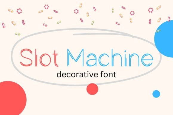 Slot Machine Font: A Bold Display Typeface for Web Design