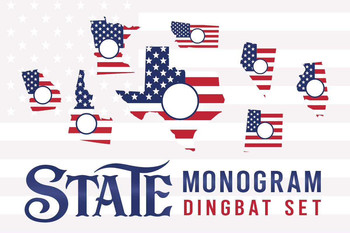 State Monogram Dingbat Font Review