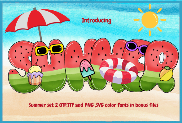 Summer Set: A Sweet Decorative Font for Your Brand