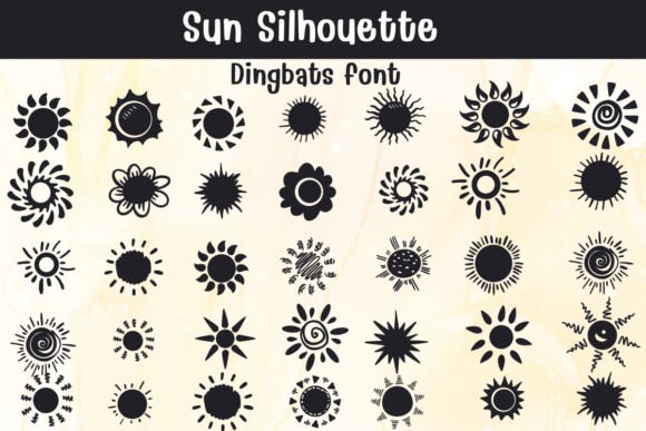 Sun Silhouette: A Bold Display Font for Web Headers