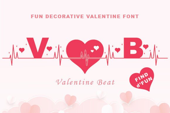 Valentine Beat: A Playful Decorative Font for Makers